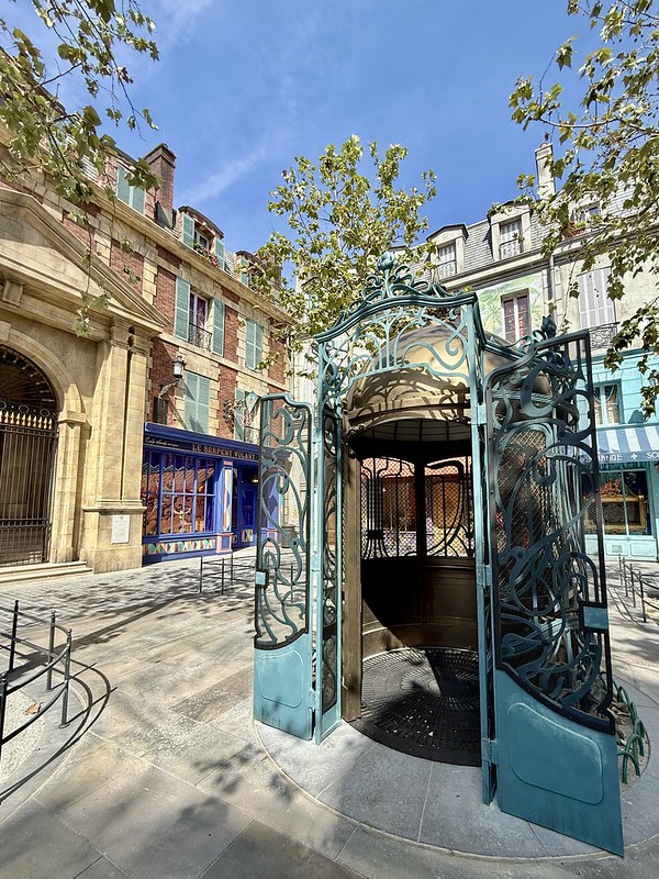 A phone booth inside Wizarding World of Harry Potter - Ministry of Magic in Epic Universe at Universal Orlando Resort