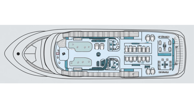 A graphic of a Cruise Deck Plan
